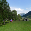 Área de picnic en el Valle de Pineta