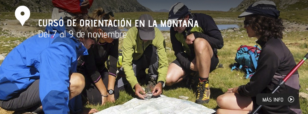 Curso de orientación en montaña, del 3 al 5 de noviembre