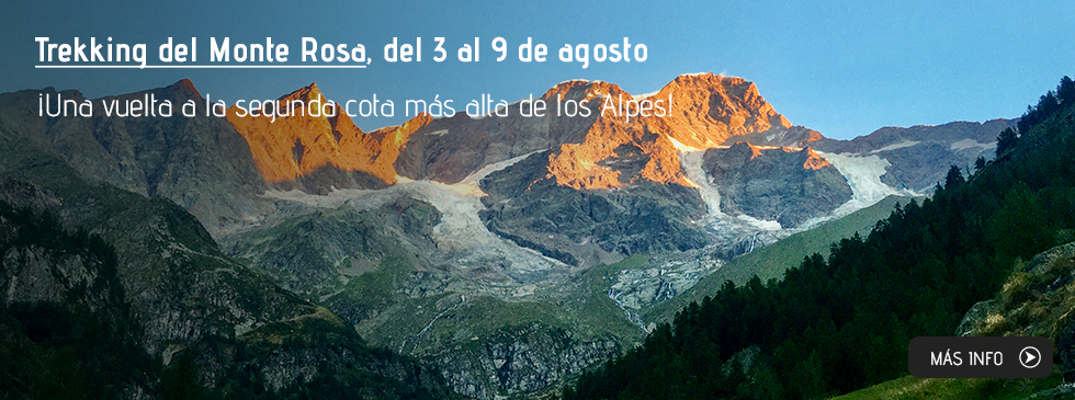 Trekking del Monte Rosa, del 4 al 10 de agosto