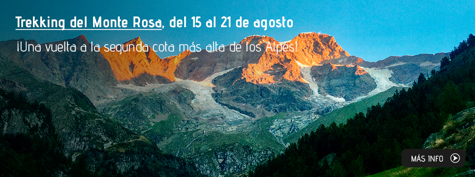 Trekking del Monte Rosa, del 4 al 10 de agosto