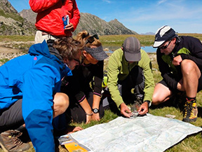 Curso de orientación en montaña