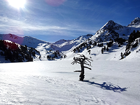 Estanys de Baciver desde Beret