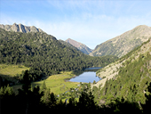 Estany Llong y Portarró de Espot desde Aigüestortes