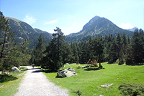 Pista del Planell d´Aigüestortes.