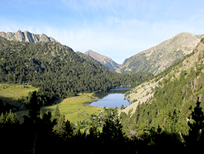 Estany Llong y Portarró de Espot desde Aigüestortes