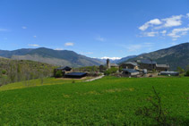 Vistas de Pujalt, hacia atrás a la derecha.