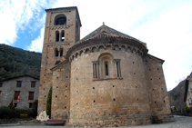 Ábside de Sant Cristòfol de Beget.