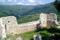 Interior del castillo de Rocabruna.