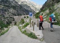 Subimos por la misma carretera hasta la presa.