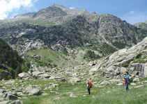 Punta d´Harlé delante nuestro.