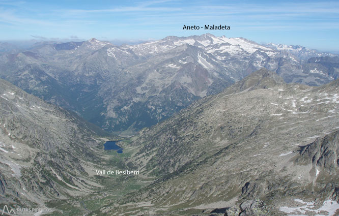 Besiberri Norte (3.014m) desde Cavallers por río Malo 2 