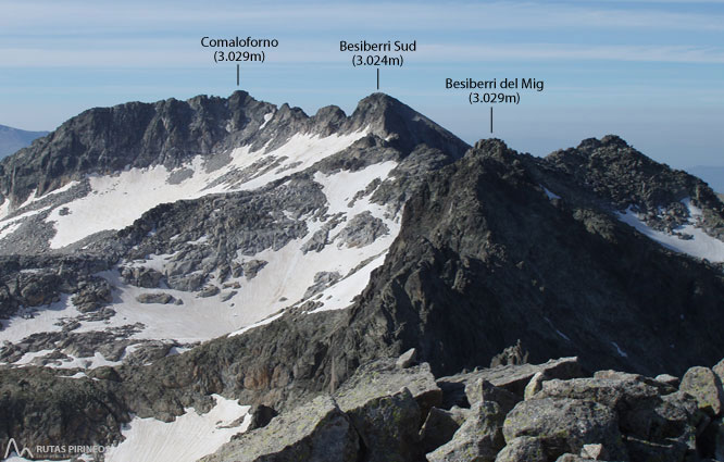 Besiberri Norte (3.014m) desde Cavallers por río Malo 2 