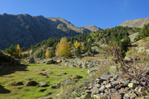 Entorno a las bordas de Coruvilla.