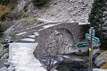 Llegando al puente de Cremal.