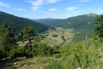 Vistas desde el mirador del valle de Belagua.
