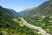 Panorámica de todo el valle desde el mirador.