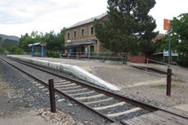 Estación de tren de Cellers (línea Lleida - La Pobla de Segur).