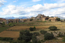 Pueblo de Hortoneda, situado a unos 1.000m de altitud, en la zona conocida como Conca de Dalt.