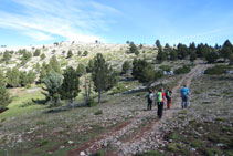 Ya vemos la cima del Cap de Boumort delante.