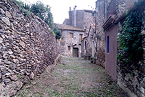 Callejón en la Vall de Santa Creu.