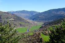 Vista del fondo de valle desde Malmercat.