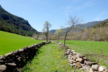 Camino por el llano de Sant Joan.