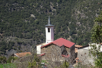 Iglesia del pueblo de Arcalís.