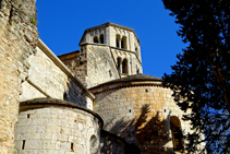 Detalle del monasterio de Sant Pere de Galligants.