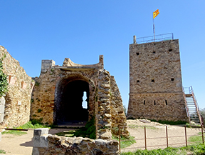 El castillo de Sant Miquel desde Gerona