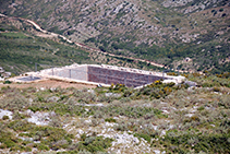 Antigua cisterna del inacabado castillo del Montgrí.