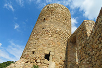 La torre del castillo de Burriac.