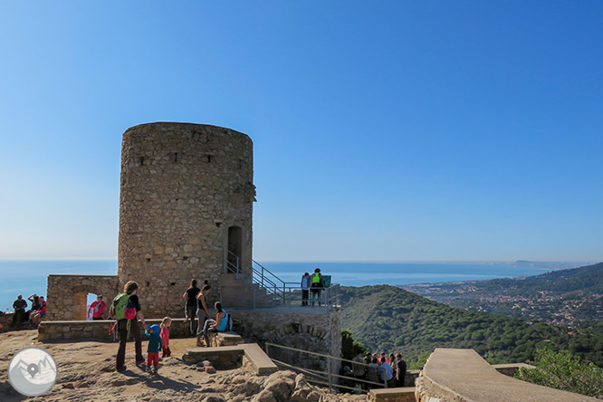 El castillo de Burriac y el Camino de las Fuentes desde Argentona 1 