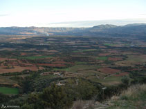 Vistas de la Conca Dellà en el Pallars Jussà