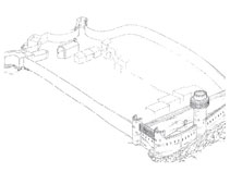 Croquis del castillo de Sant Gervàs en el siglo XI (fuente: www.pallarsjussa.net).