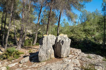 Barret del Rector, formación curiosa de roca caliza.