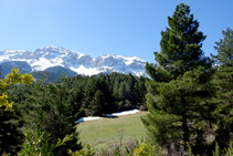 La sierra del Cadí bajando a Querforadat.