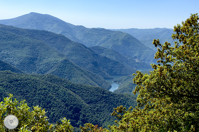 El salto de Sallent y los riscos de Casadevall desde Rupit 1 