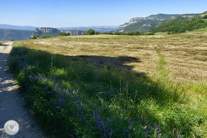 El salto de Sallent y los riscos de Casadevall desde Rupit 1 