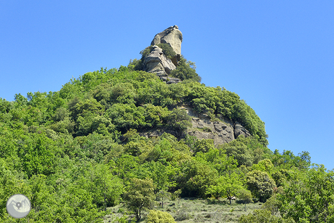 El salto de Sallent y los riscos de Casadevall desde Rupit 1 