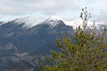 Comabona y collado de Tancalaporta en la sierra del Moixeró.