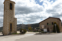 El campanario de Vallcebre.