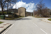 Cruce saliendo de Vallcebre.