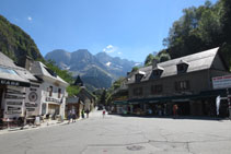 Empezamos la excursión en la entrada del pueblo de Gavarnie.