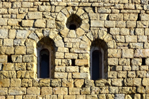 Detalle de la fachada del Santo Sepulcro.