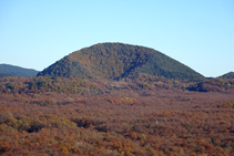El volcán del Croscat.