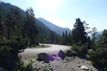 Carretera que une el lago de Orédon y el lago de Aubert.