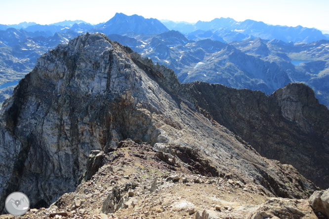 Picos del Infierno (3.073m-3.082m-3.076m) desde el balneario de Panticosa 2 