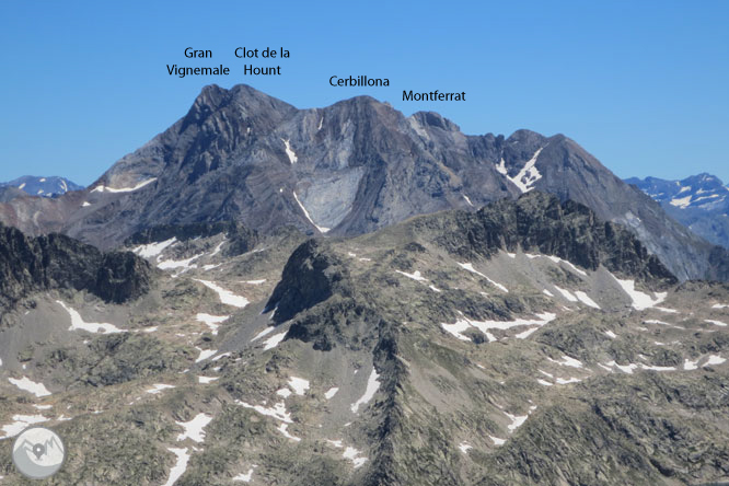 Picos del Infierno (3.073m-3.082m-3.076m) desde el balneario de Panticosa 2 