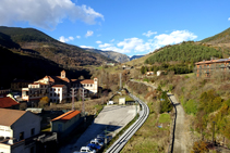 Vistes del valle de Ribes desde el castillo de Sant Pere.