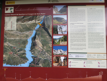 Panel interpretativo del camino de Montfalcó.